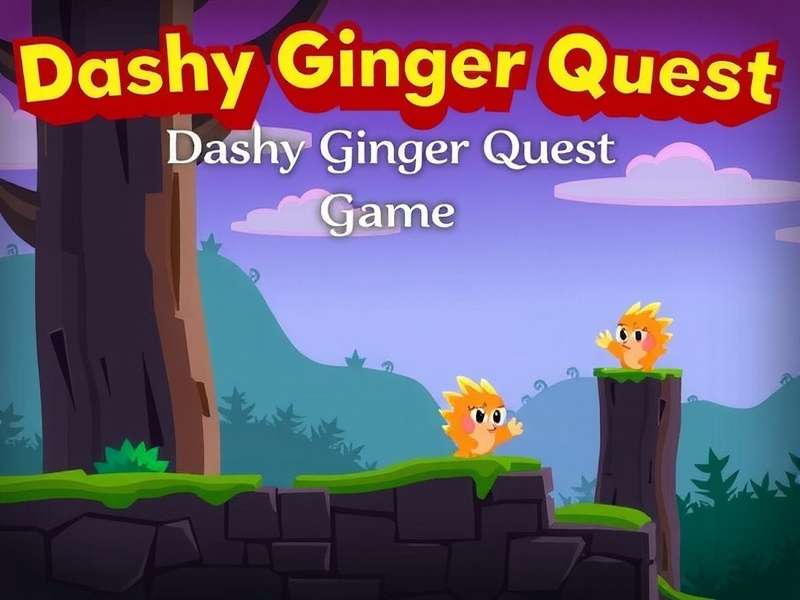 Dashy Ginger Quest Official Cover Art Dashy Ginger Quest Game Cover